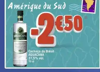 Cachaça du brésil aguacana 37,5% vol.