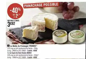 La boîte du fromager perrin ou le sapin du haut doubs badoz