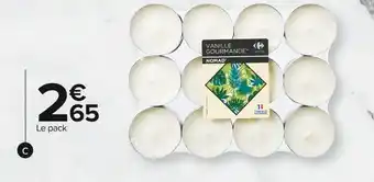 Carrefour Market Pack de 24 bougies chauffe plat parfumées offre
