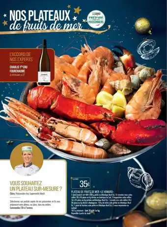 Match Plateau de fruits de mer «le homard» offre