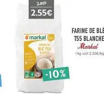 Naturalia Farien de blé t55 blanche markal offre