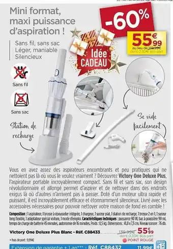Victory one deluxe plus blanc