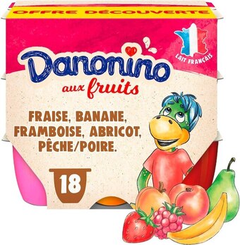 Match Danonino fromage frais aux fruits panachés offre