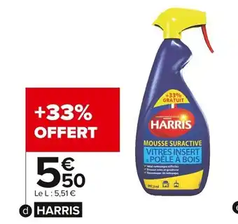 Carrefour Market Mousse Suractive Harris offre
