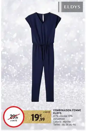 Intermarché Hyper Combinaison femme eldys offre