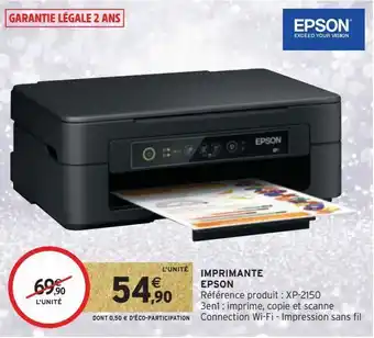 Intermarché Hyper Imprimante epson offre