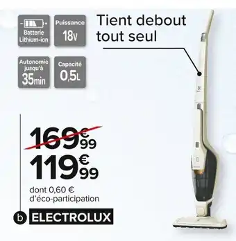 Carrefour Market Aspirateur Balai offre
