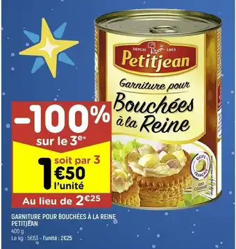 Garniture pour bouchées à la reine petitjean