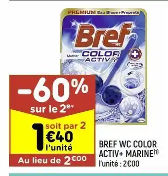 Bref wc color activ + marine