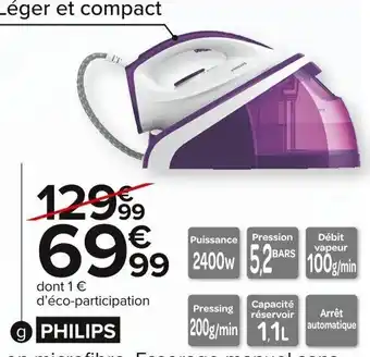 Carrefour Market Centrale Vapeur offre