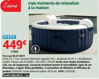 Bricorama Pure spa blue navy offre