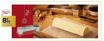 Carrefour Moule à bûche demi-cercle en inox menastyl offre