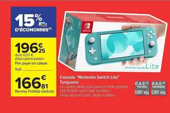 Carrefour Console offre