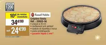 Crêpière fiesta russell hobbs