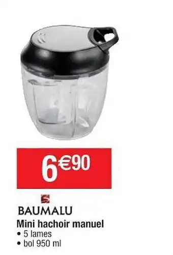 Cora x Carrefour Mini hachoir manuel baumalu offre