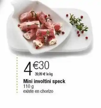 Mini involtini speck
