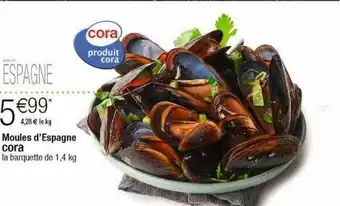 Cora x Carrefour Moules d'espagne cora offre