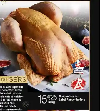 Cora x Carrefour Chapon fermier label rouge du gers offre