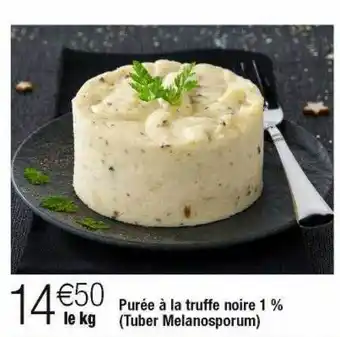 Purée à la truffe noire 1% (tuber melanosporum)