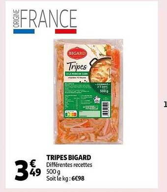 Auchan Tripes bigard offre