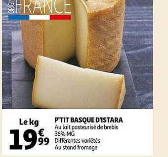 Auchan P'tit basque d'istara offre