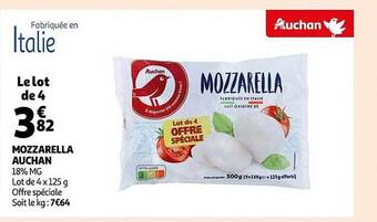 Auchan Mozzarella auchan offre