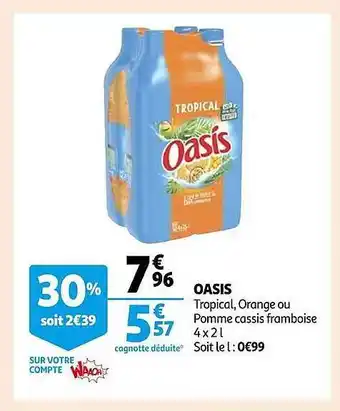 Auchan Oasis offre
