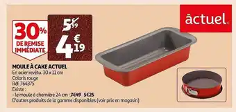 Auchan Moule à cake actuel offre