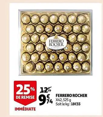 Auchan Ferrero rocher offre