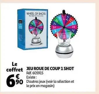 Jeu roue de coup 1 shot