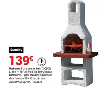 Bricorama Barbecue à charbon de bois tucson offre