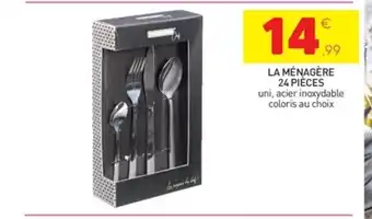 Stokomani La Ménagère 24 Pièces offre