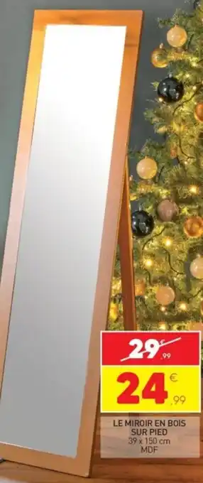Stokomani Le Miroir en Bois Sur Pied offre
