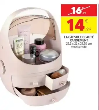 Stokomani La Capsule Beauté Rangement offre