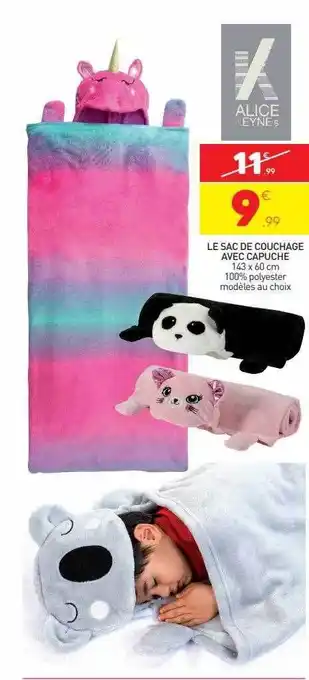 Stokomani Le sac de couchage avec capuche offre