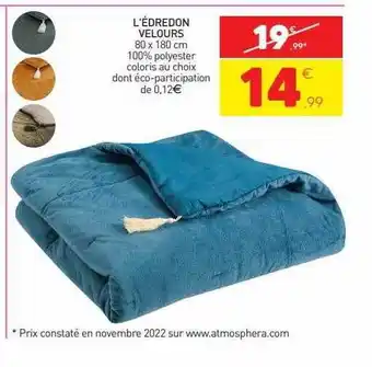 Stokomani L'édredon velours offre