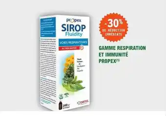 E.Leclerc Parapharmacie Gamme respiration et immunité propex offre