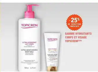 E.Leclerc Parapharmacie Gamme hydratants corps et visage topcrem offre