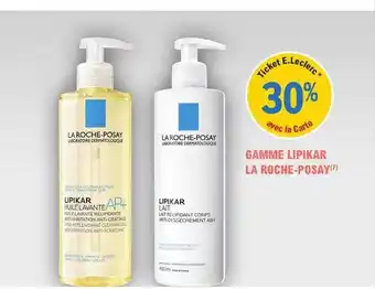 E.Leclerc Parapharmacie Gamme lipikar la roche-posay offre
