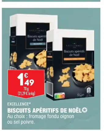 ALDI Biscuits Apéritifs de Noël offre