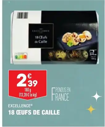 ALDI 18 Œufs de Caille offre
