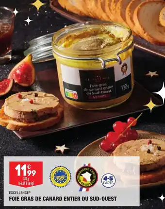 ALDI Foie Gras de Canard Entier du Sud-Ouest offre
