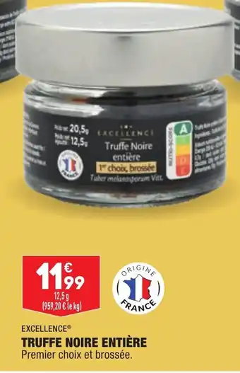 ALDI Truffe Noire Entière offre