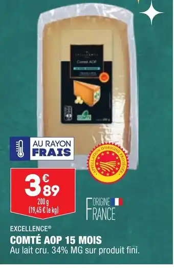 ALDI Comté AOP 15 Mois offre