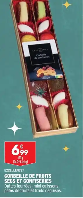 ALDI Corbeille de Fruits Secs et Confiseries offre