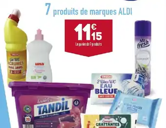 ALDI 7 Produits de Marques ALDI offre