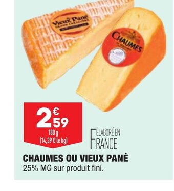 ALDI Chaumes ou Vieux Pané offre