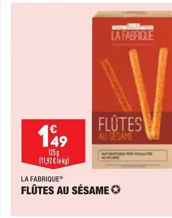 Flûtes au Sésame