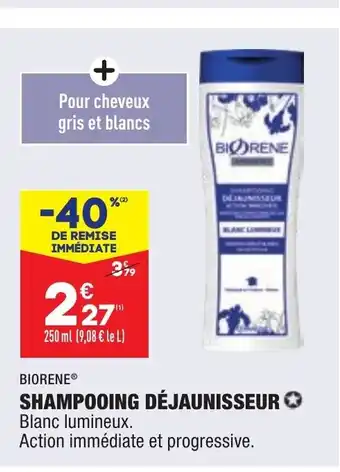ALDI Shampooing Déjaunisseur offre