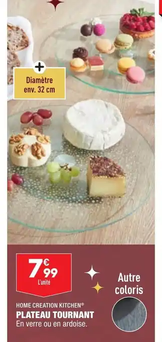 ALDI Plateau Tournant offre